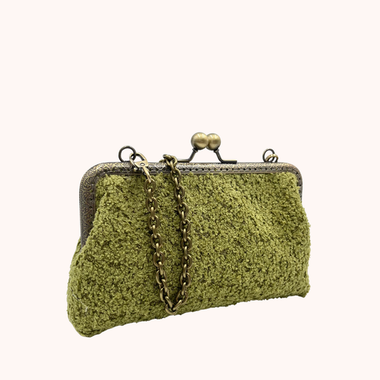 LUNA Cross Bouclé Verde