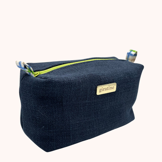 BEAUTY CASE Blu Vichy Verde-Azzurro