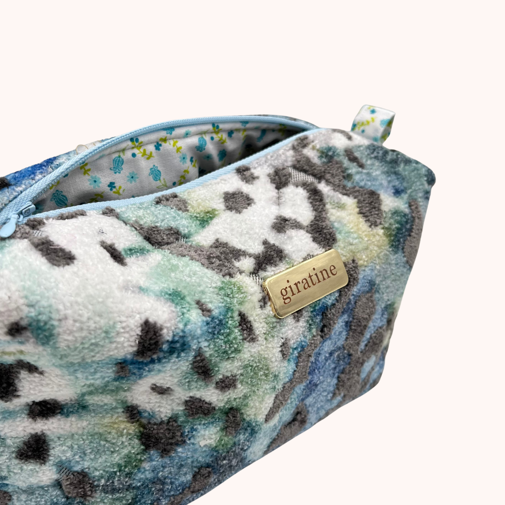 BEAUTY CASE Camouflage Azzurro