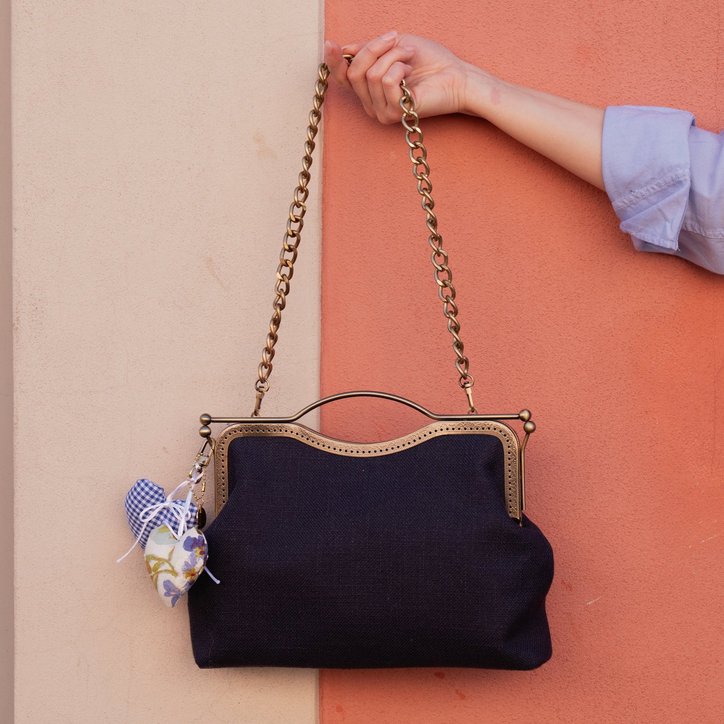 CAMILLA Blue Denim Cuoricini