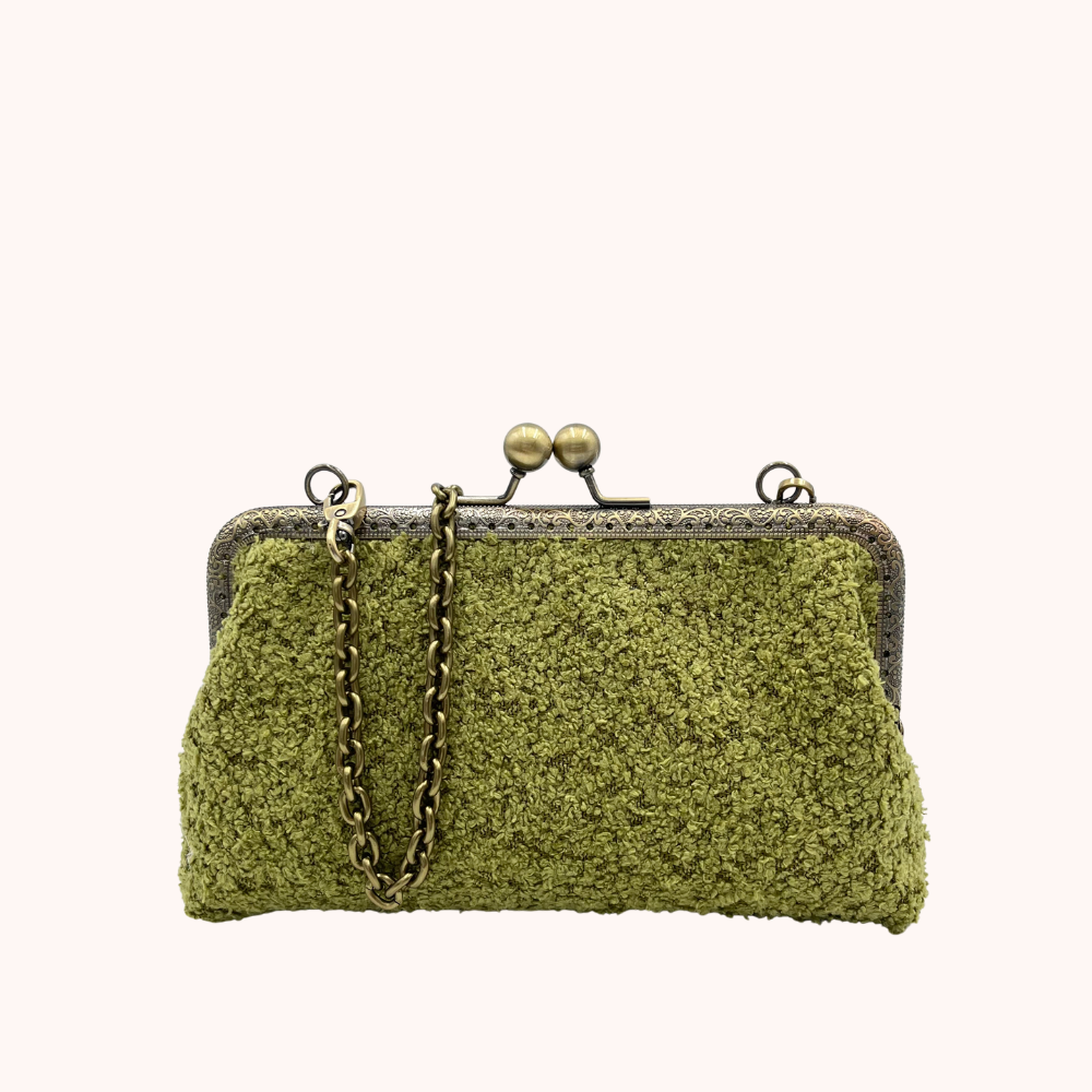 LUNA Cross Bouclé Verde