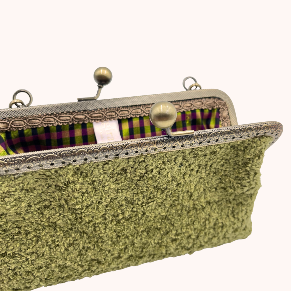 LUNA Cross Bouclé Verde