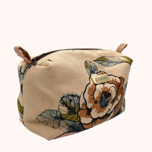 BEAUTY CASE Beige Fiore