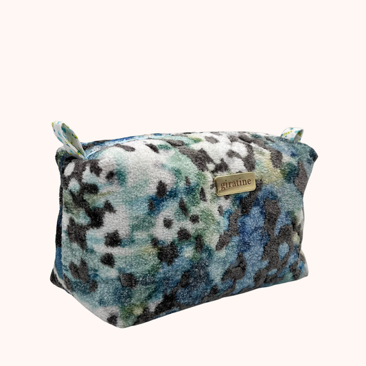 BEAUTY CASE Camouflage Azzurro