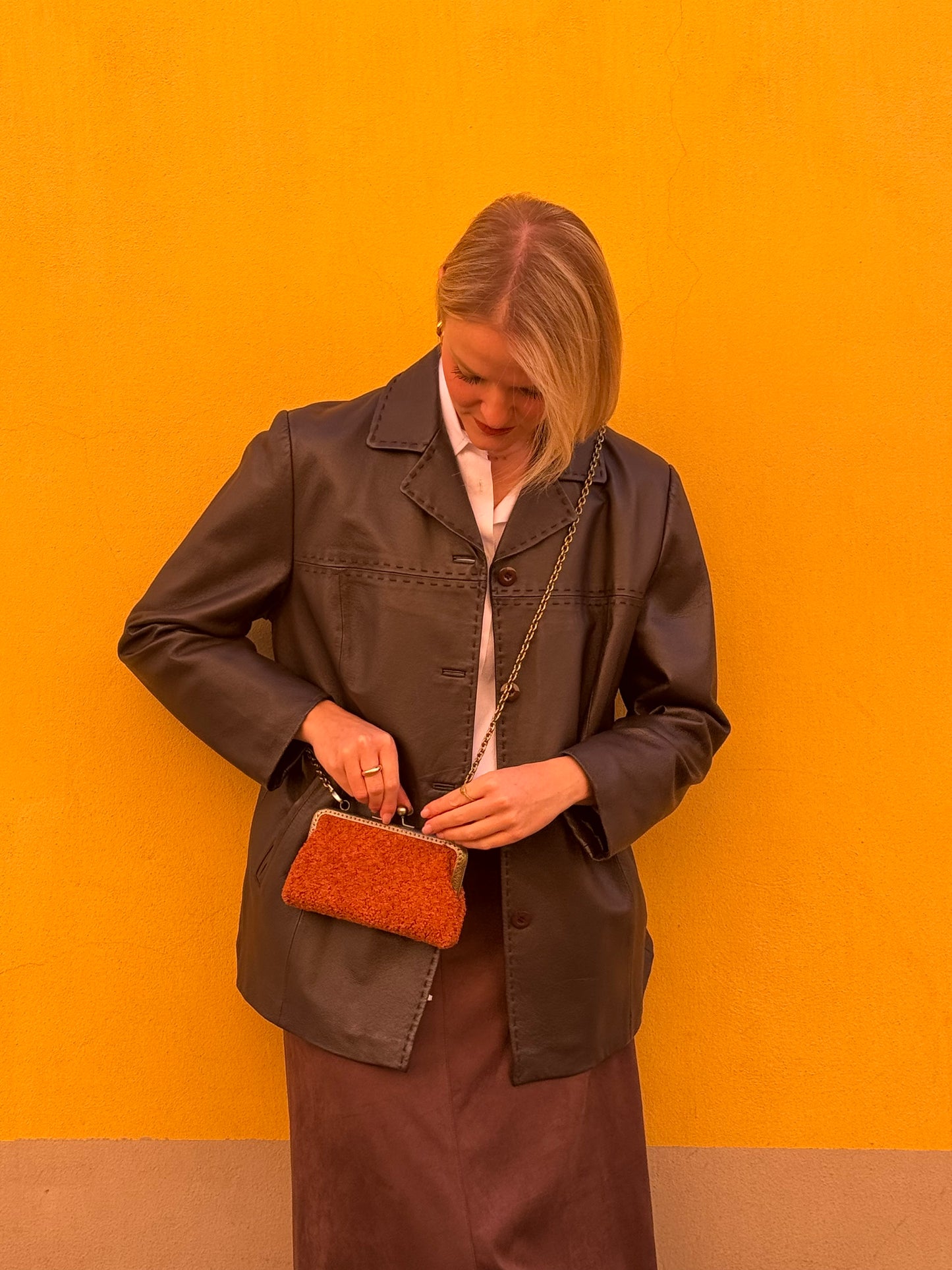 LUNA Cross Terracotta