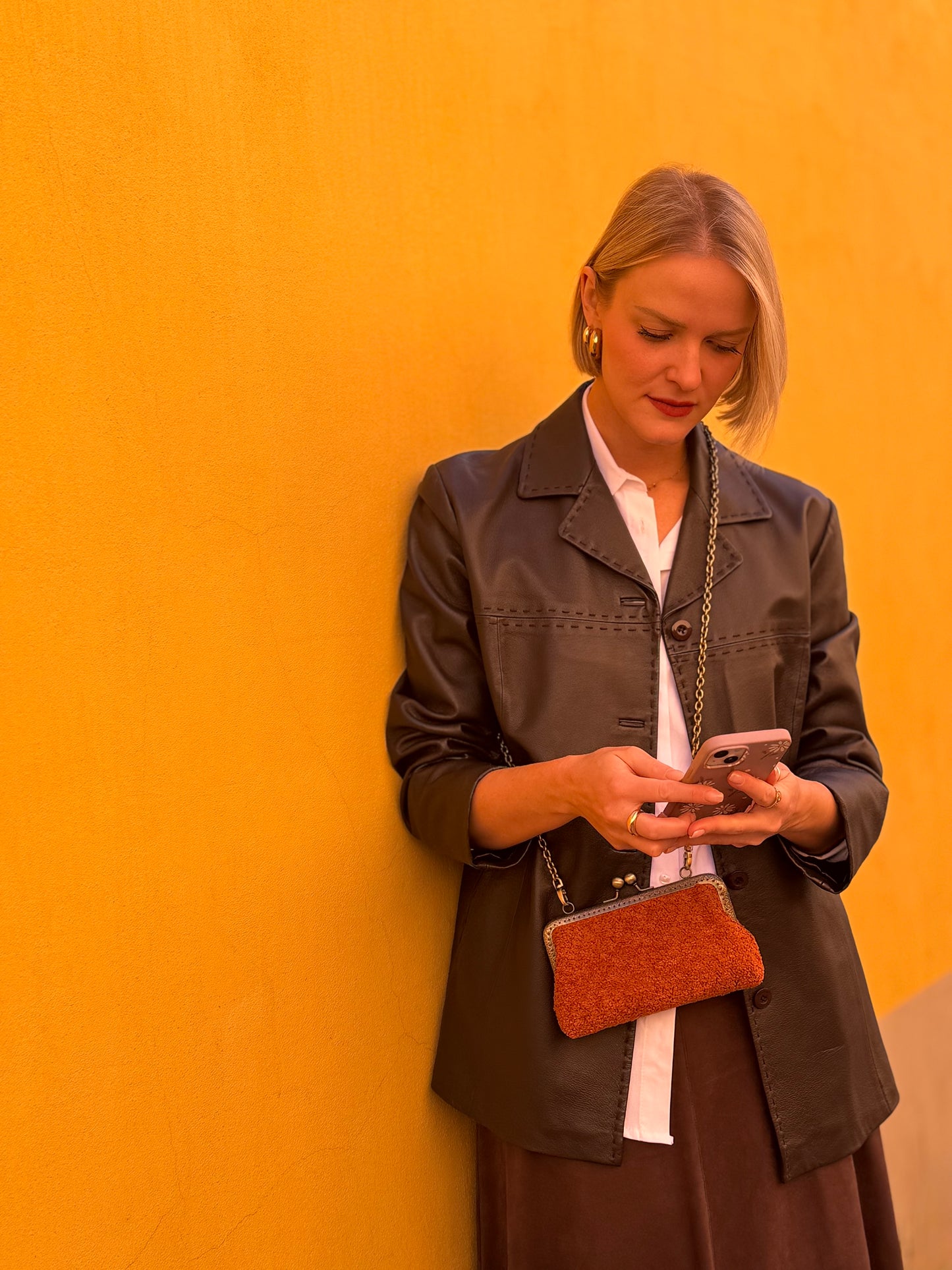 LUNA Cross Terracotta